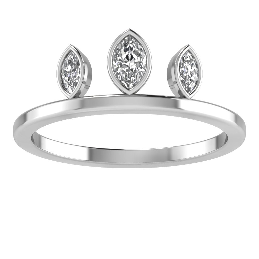 Modern Marquise Tiara Band